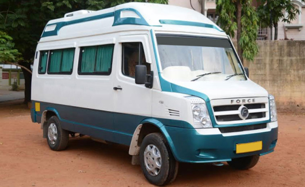 A Tempo Traveller van