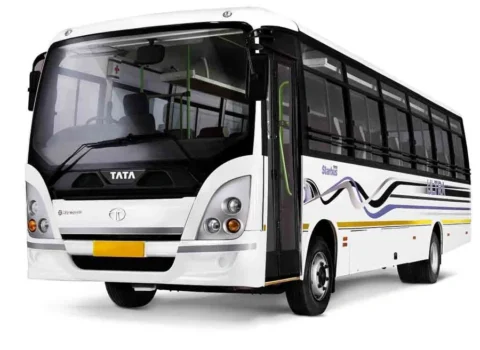 A Tata mini bus